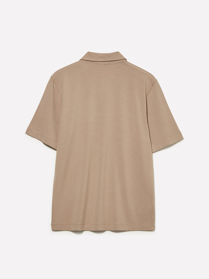 Camel slim fit polo - men's polos - Camel | Sisley image number 2